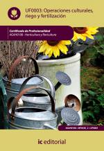 Operaciones culturales, riego y fertilización. AGAH0108 - Horticultura y floricultura - contenido online 3.1 Operaciones culturales, riego y fertilización. AGAH0108 - Horticultura y floricultura - contenido online 3.1