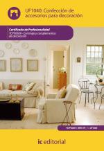 Confección de accesorios para decoración. TCPF0309 - Cortinaje y complementos de decoración - contenido online Confección de accesorios para decoración. TCPF0309 - Cortinaje y complementos de decoración - contenido online